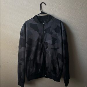 CSG Black and Gray Camouflage Jacket